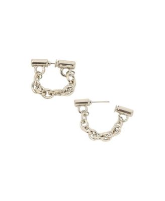 Women's The Chain Bar Hoop Earrings