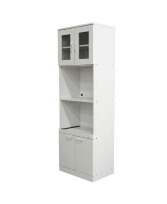 Danbury Tall Kitchen Pantry, Microwave Storage Cabinet