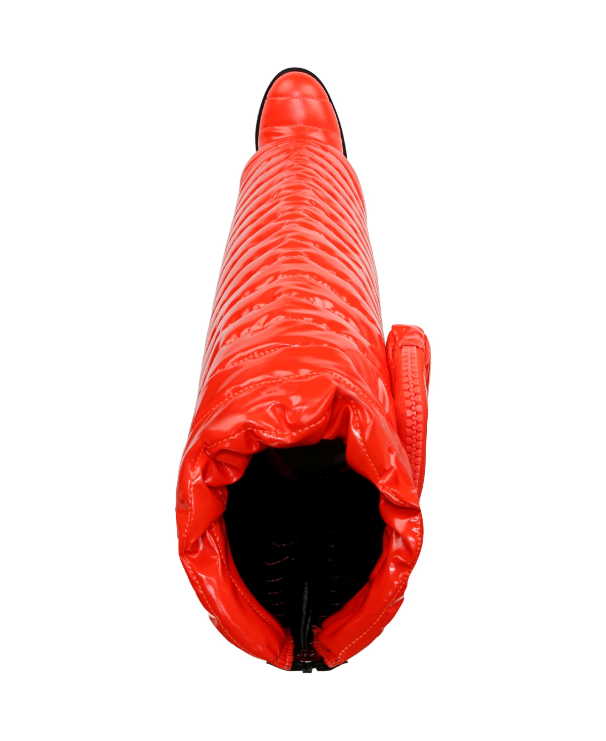 Naturalizer Crosswalk (attachable Legwarmer) Cold Weather Water Resistant Booties In Poppy Patent Shine Nylon