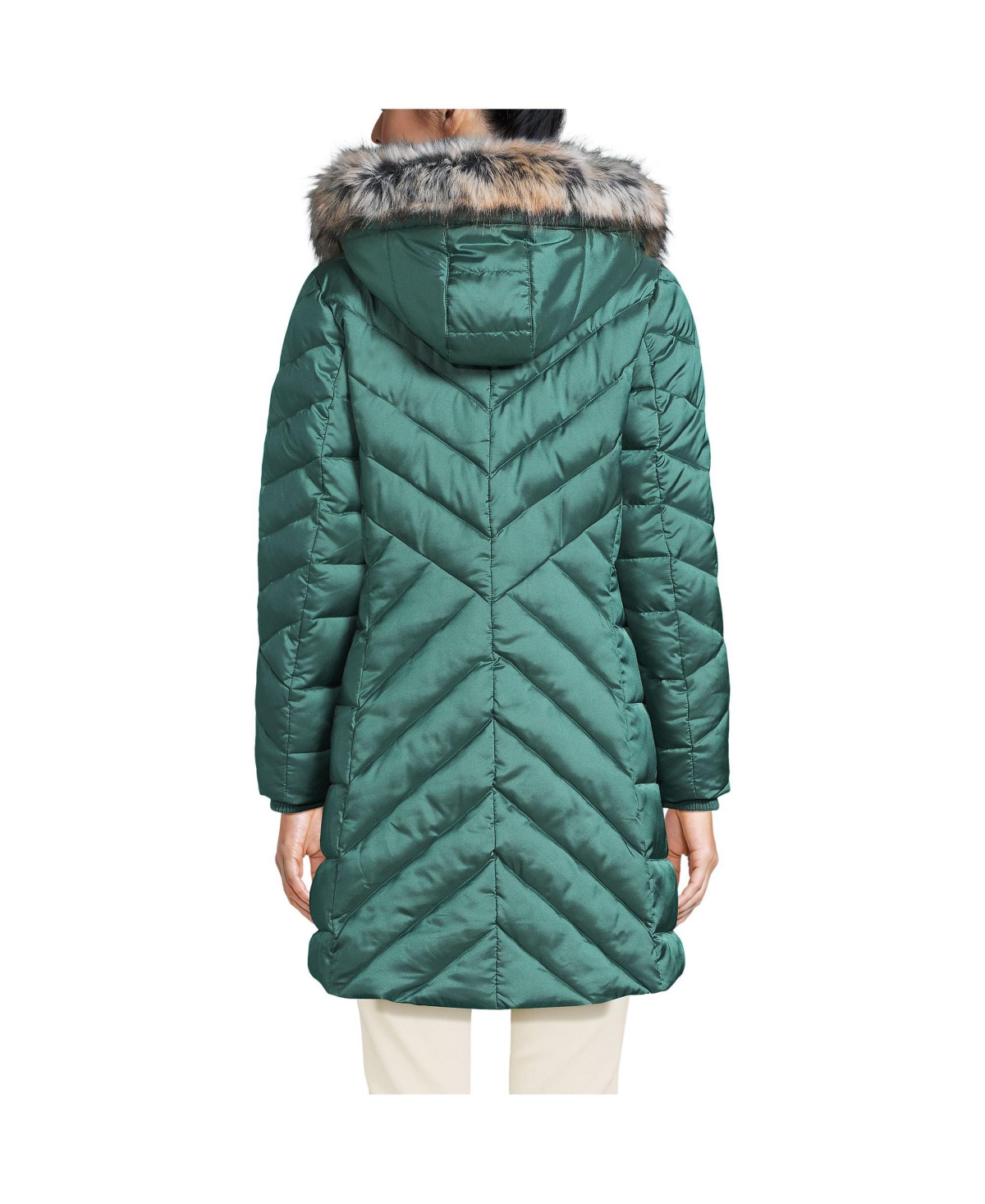 Lands' End Petite Insulated Cozy Fleece Lined Winter Coat - 30/10/2024