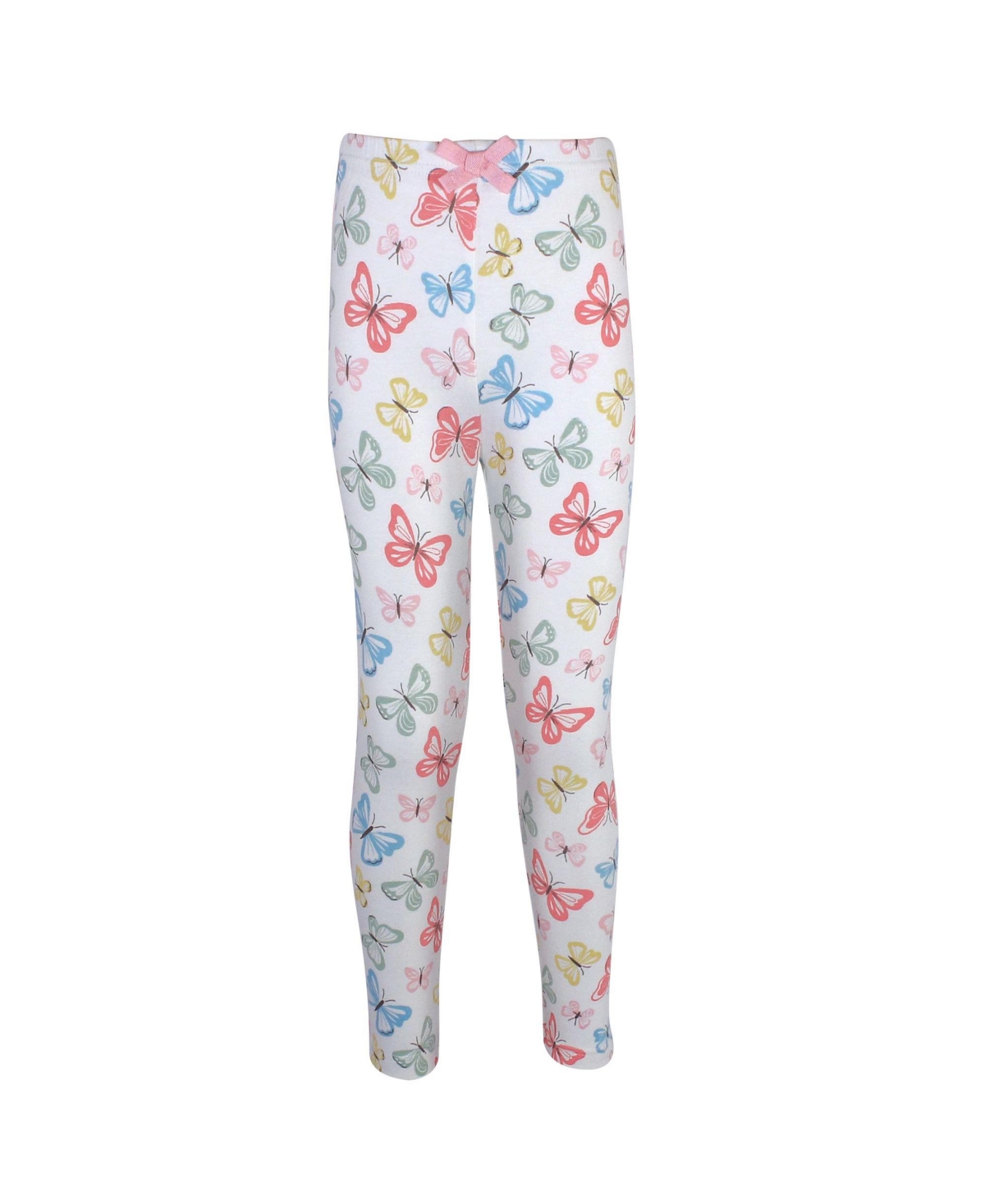 Touched by Nature Baby Girls Baby Youth Organic Cotton Leggings 4pk, Butterflies