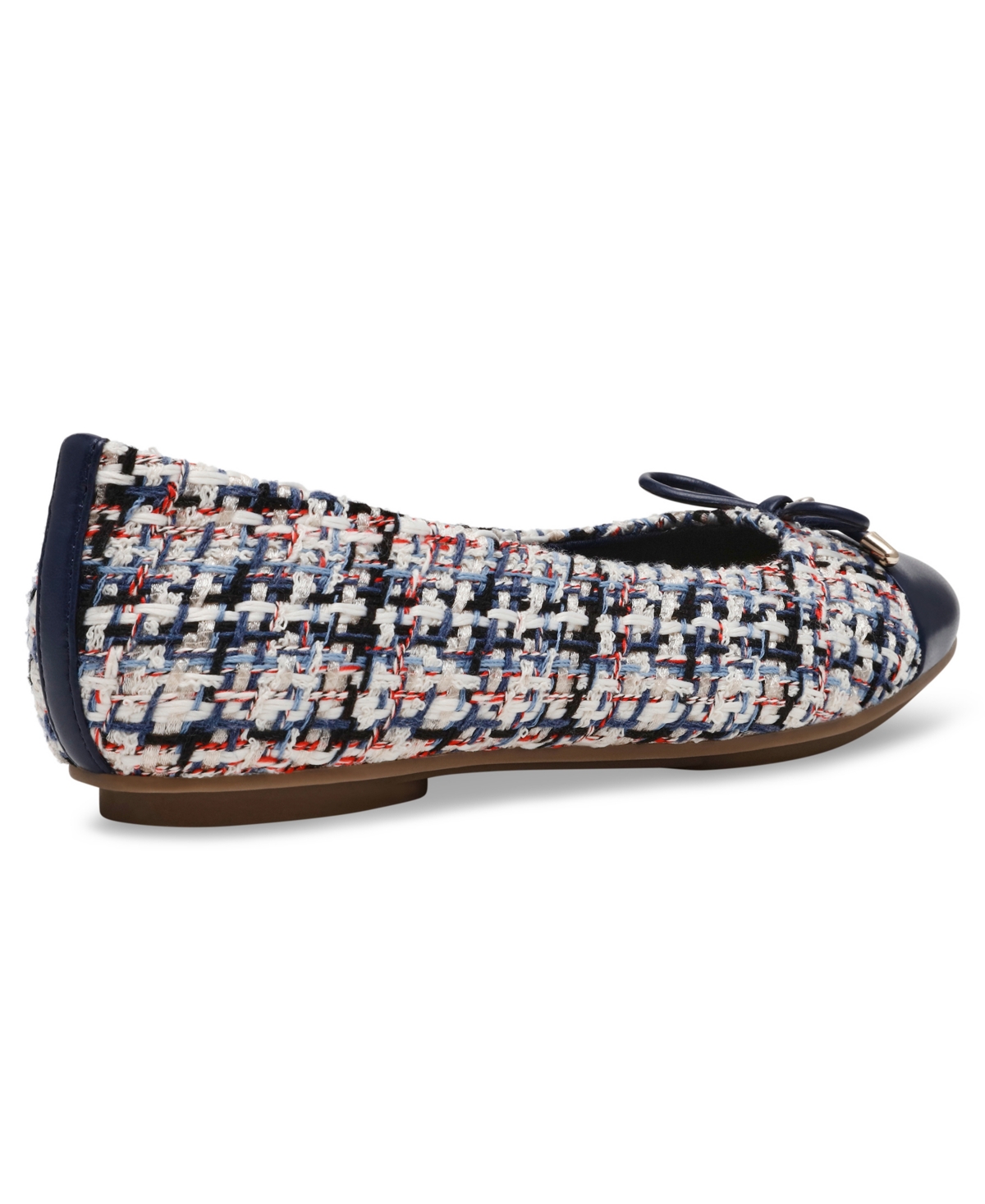 Shop Anne Klein Women's Luci Cap Toe Ballet Flats In Blue Multi