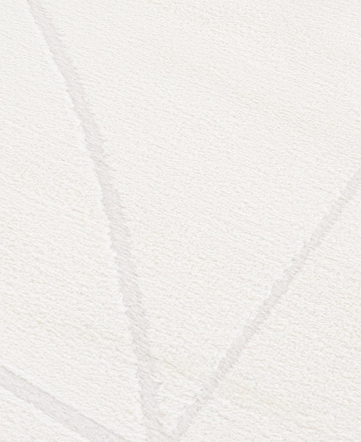 Amer Rugs Monotone Mnt8 2'6"x10' Runner Area Rug In Ivory