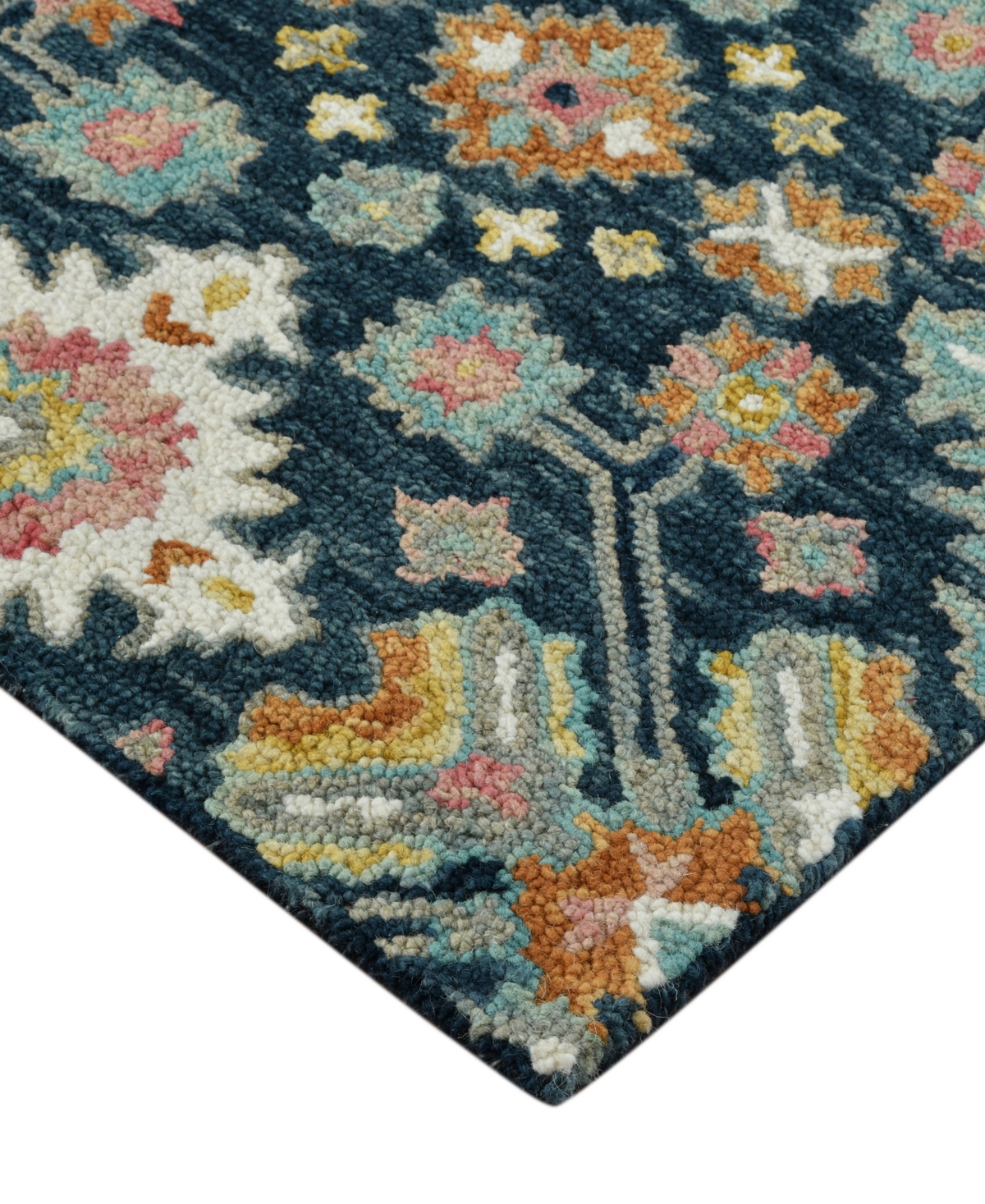 Amer Rugs Jackson Jac3 4'x6' Area Rug In Navy