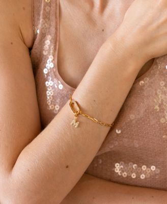Petra Initial Charm Bracelet