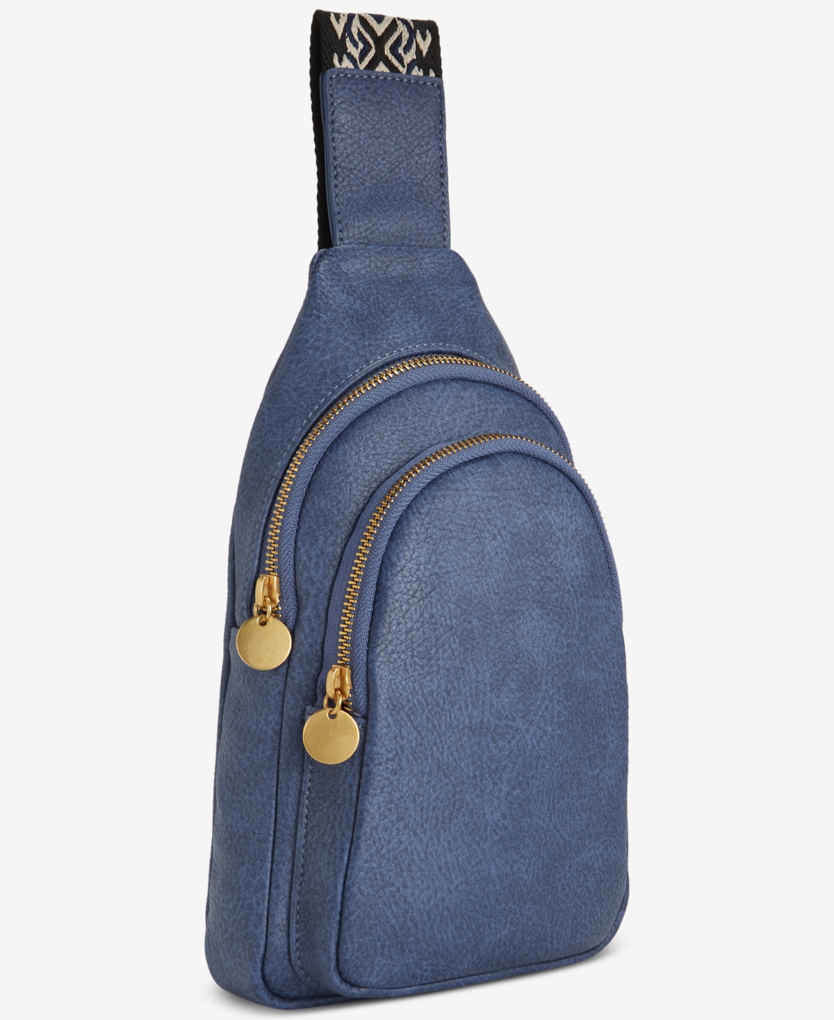 Style & Co Webbing Strap Small Sling Bag, Created For Macy's In Moonlight