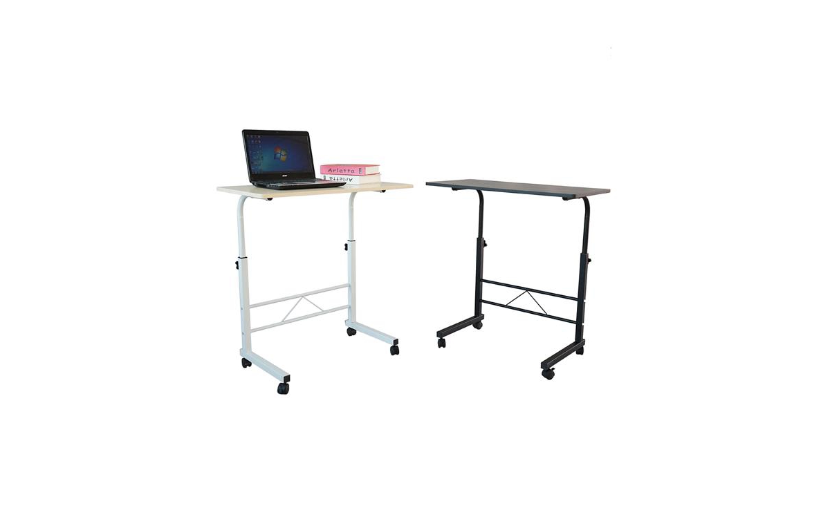 SlickblueSide Table with Removable 15mm P2 Mdf Top and Steel Frame - Black