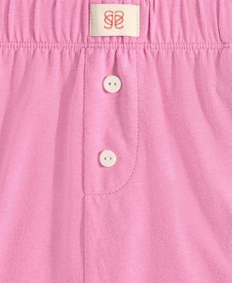 Women's Short-Sleeve Boxer Pajama Set XS-3X, Exclusively at Macy's