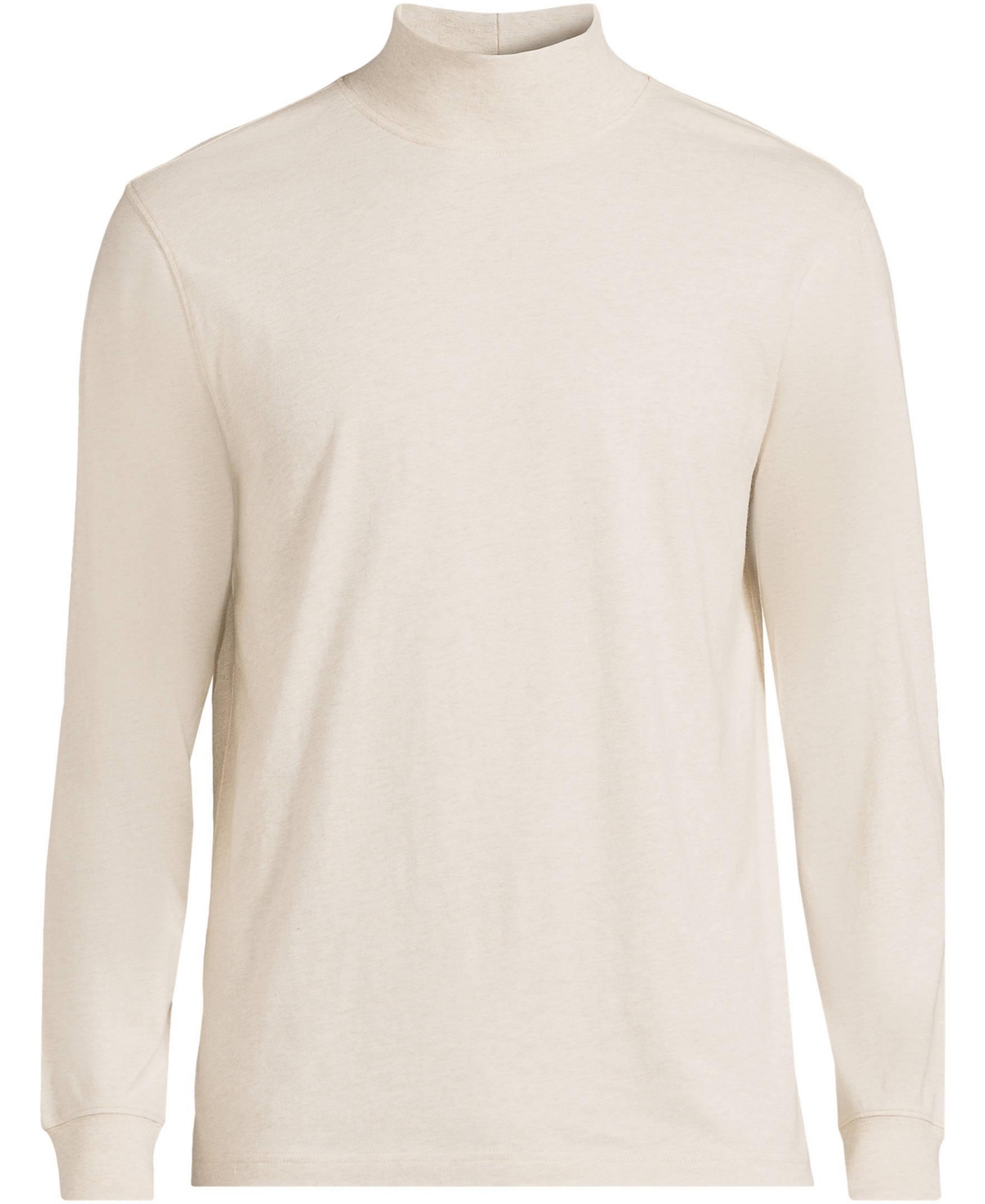 Lands' End Big & Tall Super-t Mock Turtleneck