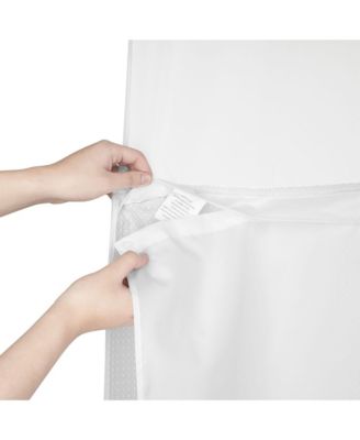 Textured Waffle Weave with Snap In Liner and 12 Hooks, 54"X78"