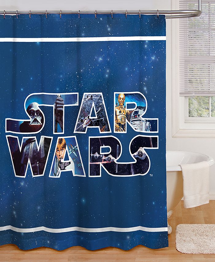 Star Wars Microfiber Shower Curtain, Star Wars Shower Curtain