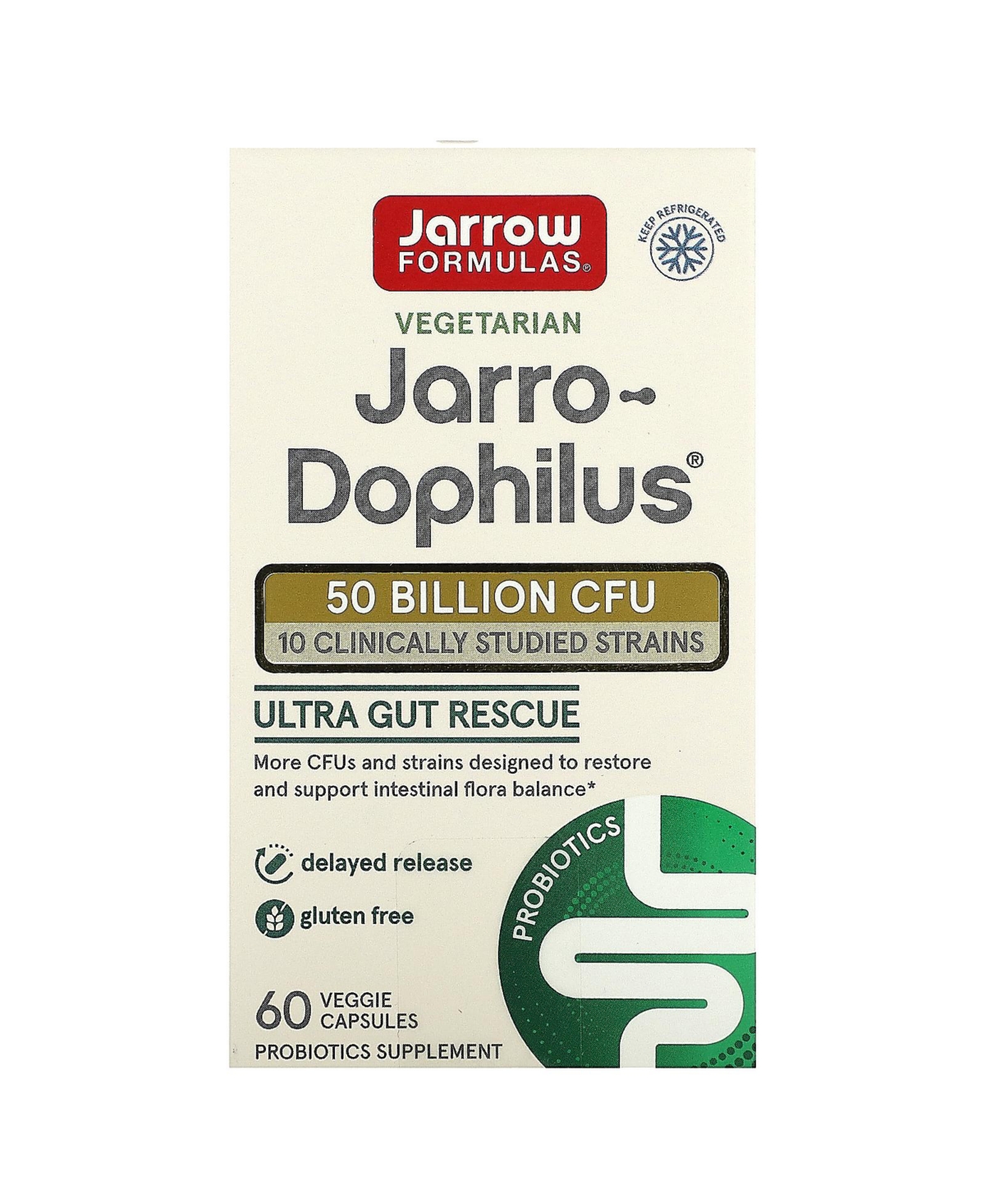 Jarro-Dophilus 50 Billion Cfu - 60 Veggie Capsules