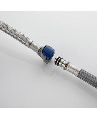 Single Handle Kitchen Sink Faucet – High Arc Design with Pull-Down Sprayer in Brushed Stainless Steel Finish