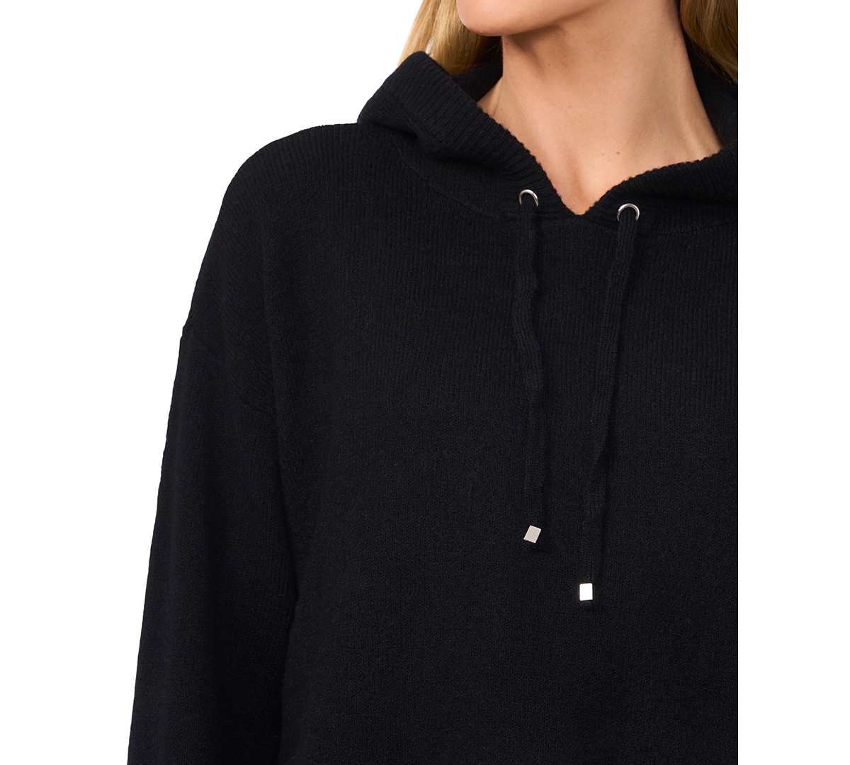 CeCe Women's Heart-Elbow Hoodie Sweater
