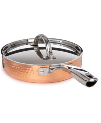 Tri-Ply 8" Deep Skillet, Hammered