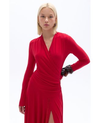 Women's Double Breasted Long Dress