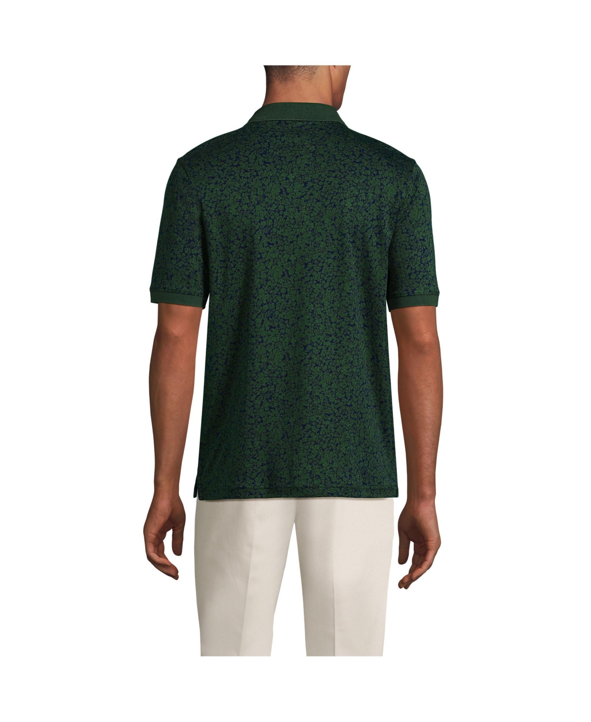 Lands' End Men's Short Sleeve Cotton Supima Polo Shirt
