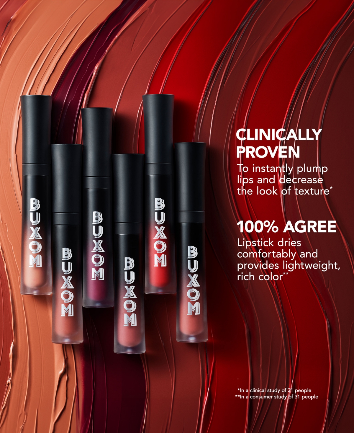 Buxom Cosmetics Full-on Plumping Matte Liquid Lipstick In Red Hot