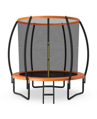 12FT Recreational Trampoline w/ Ladder Enclosure Net Safety Pad Outdoor
