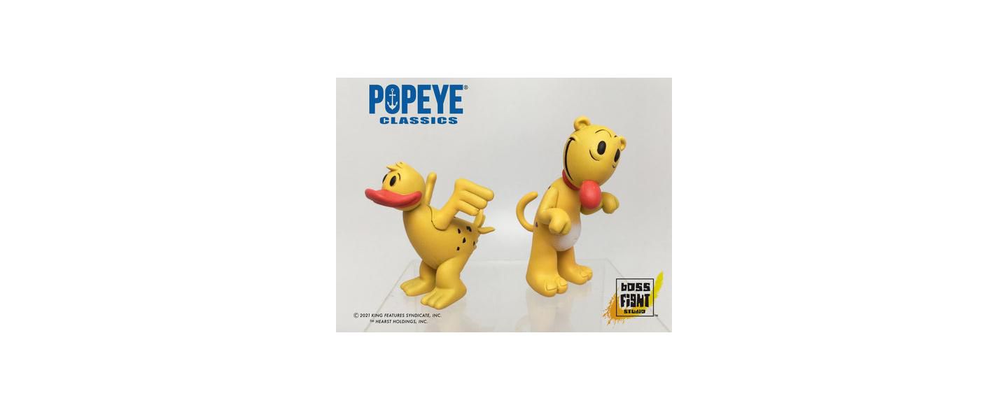 Детские фигурки Popeye Castor Oyl 1:12 Scale Articulated Collectible 3-Piece Action Figure, Ages 8+ — фото 2
