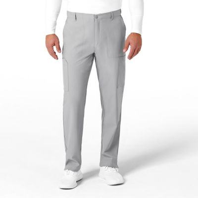 Men's W123 Flat Front Cargo Scrub Pant