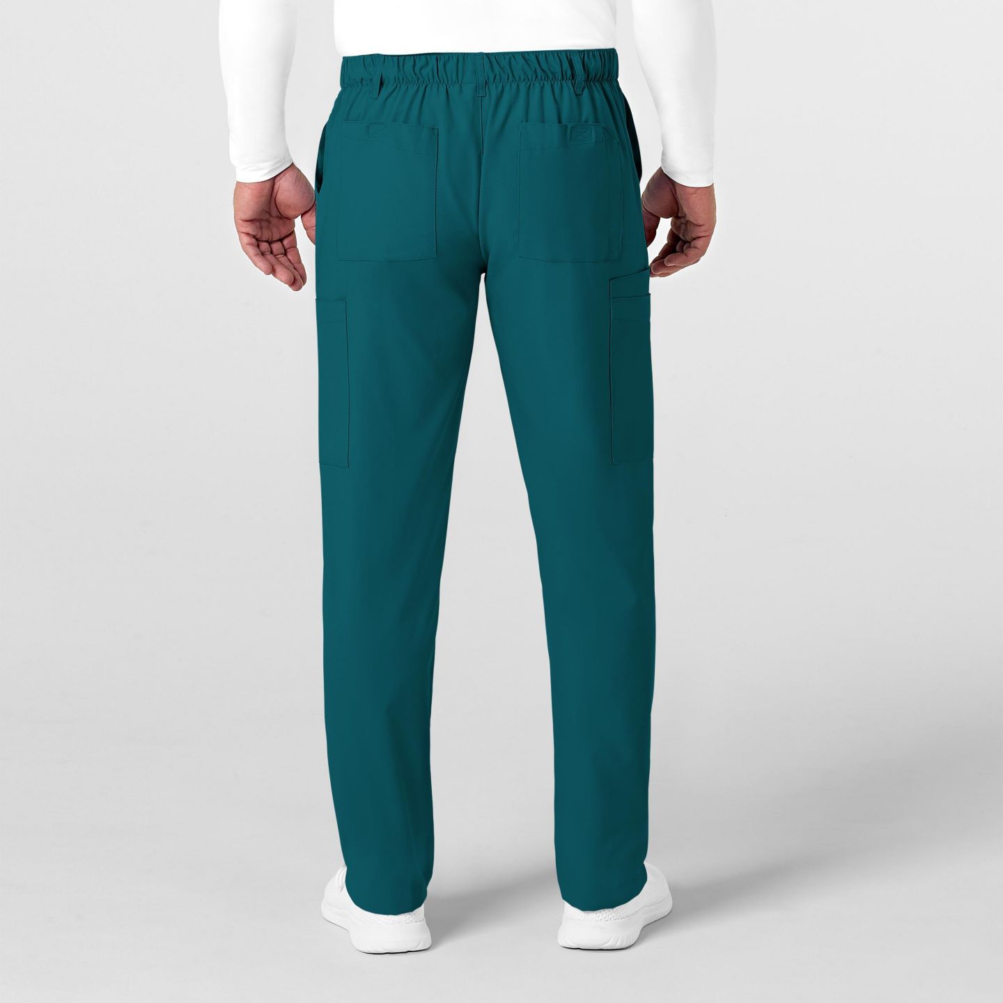 Мужские брюки Wink W123 Flat Front Cargo Scrub Pant Regular, цвет: Синий — фото 3