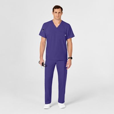 Men's W123 V-Neck Scrub Top