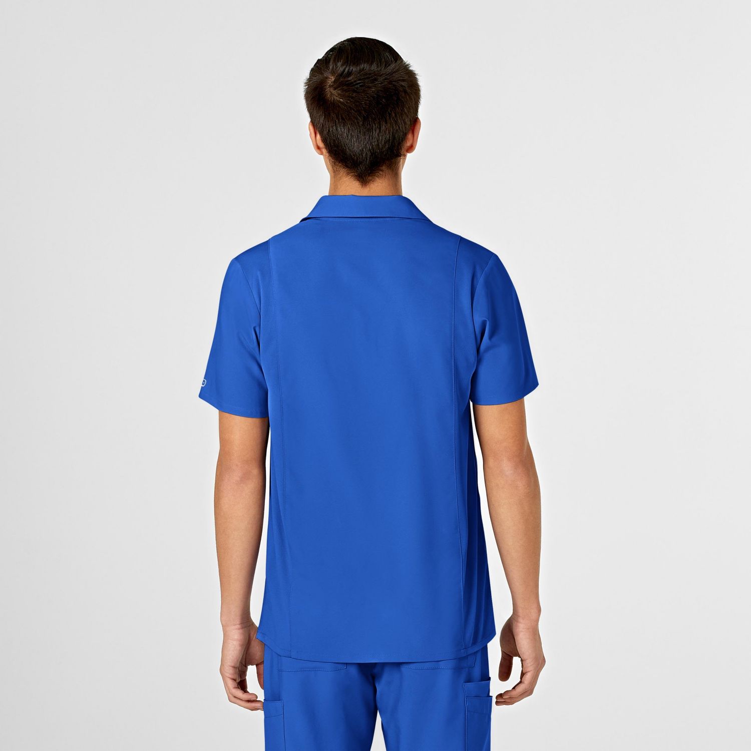 Men's W123 Collar Scrub Top
