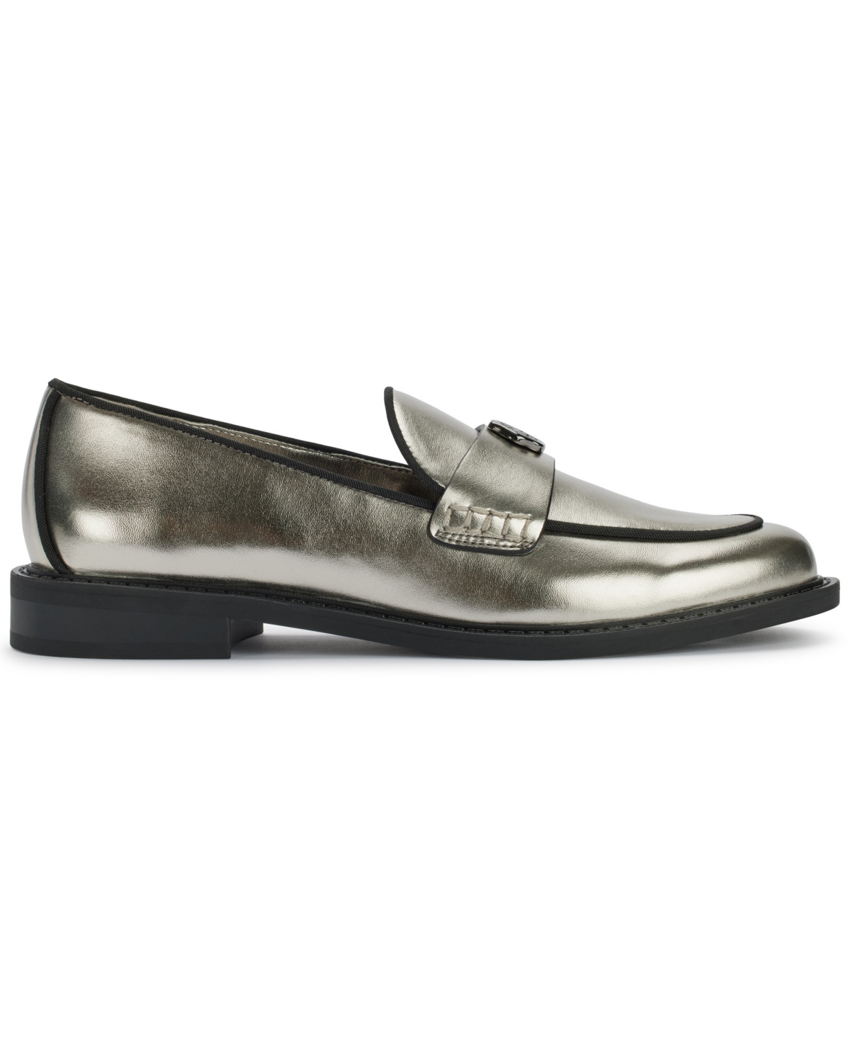 Karl Lagerfeld Paris Rylin Loafer In Pewter