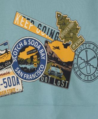 Big Boys Graphic Fleece Crew Shirt