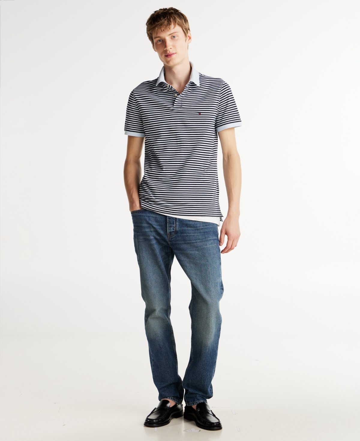 Tommy Hilfiger Men's Cotton Classic Fit 1985 Polo In Multi