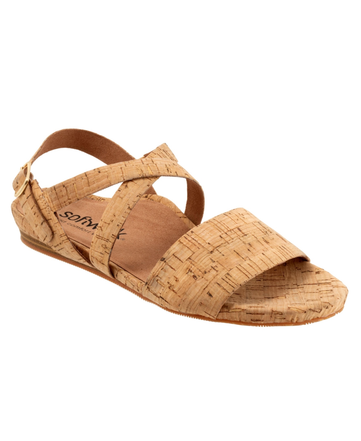Softwalk Cali Sandals - Natural cork
