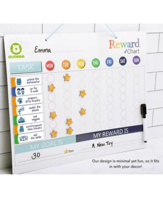Reward Magnetic Behavior Chore Chart for Kids at Home