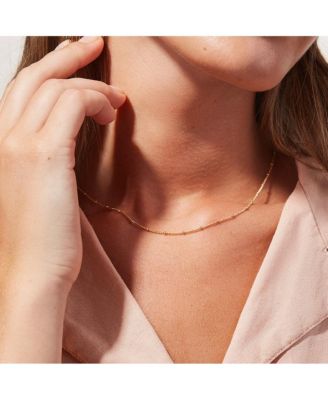 Small Ball Chain Necklace  - Ana Gold