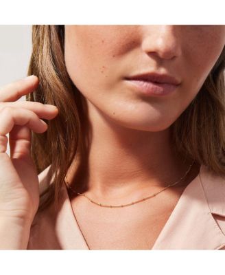 Small Ball Chain Necklace  - Ana Gold