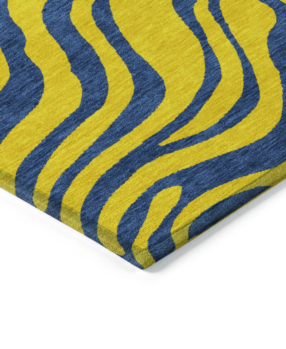 Addison Chantille Machine Washable Acn1043 9'x12' Area Rug In Yellow