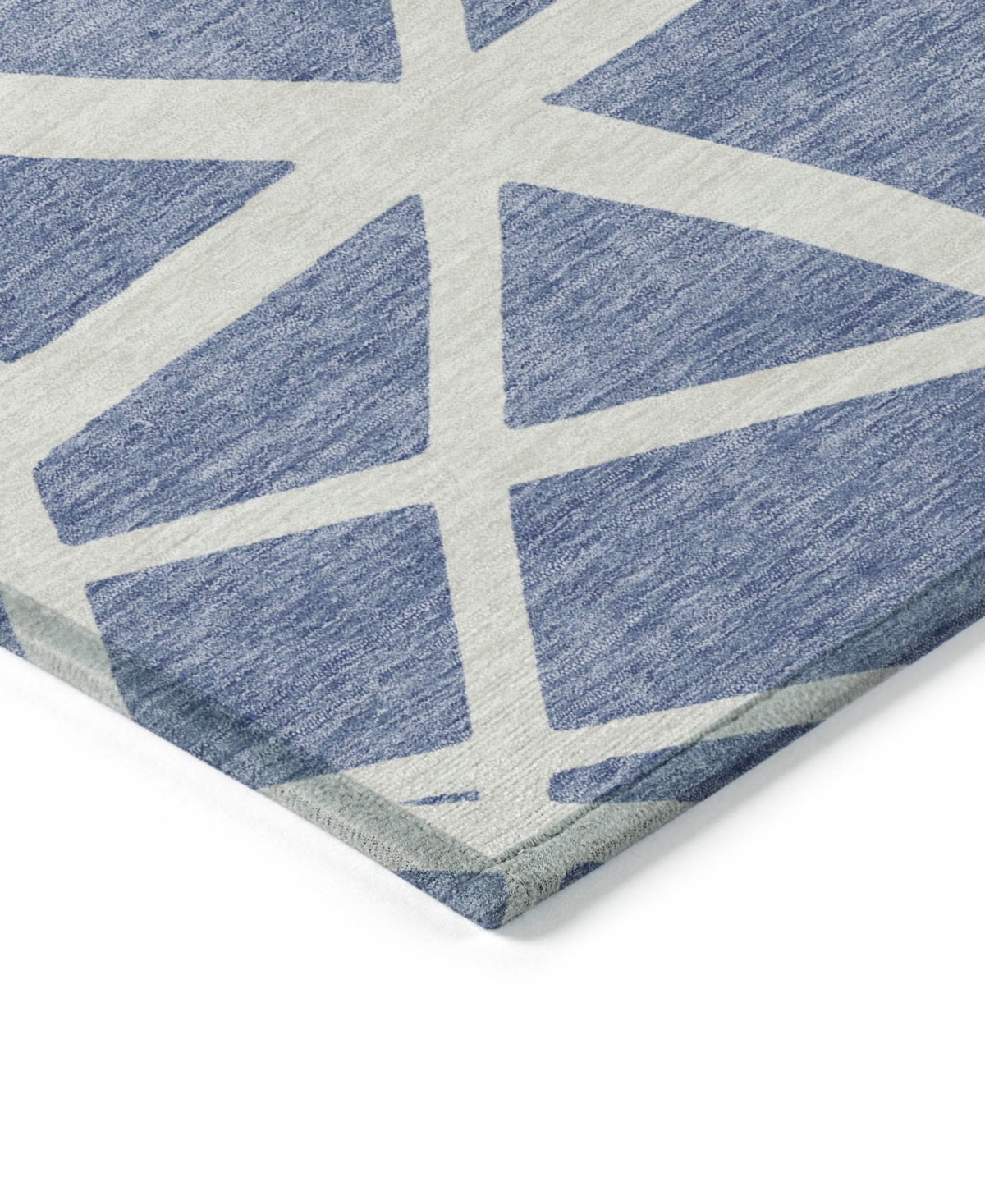 Shop Addison Chantille Machine Washable Acn1040 9'x12' Area Rug In Denim