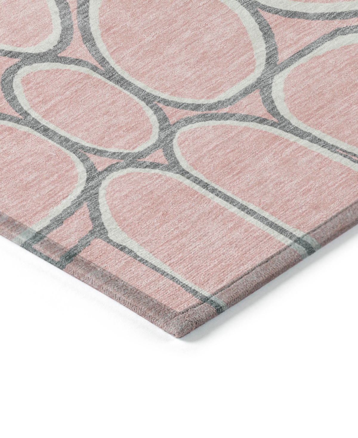 Addison Chantille Machine Washable Acn1041 5'x7'6" Area Rug In Pink