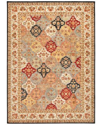 Kathy Ireland Home Ancient Times Empress Garden Multicolor 3'9" x 5'9