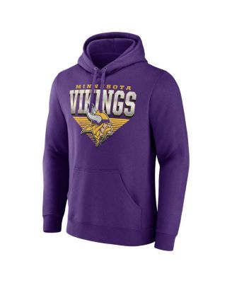 Men's Purple Minnesota Vikings Geometric Chrome Pullover Hoodie