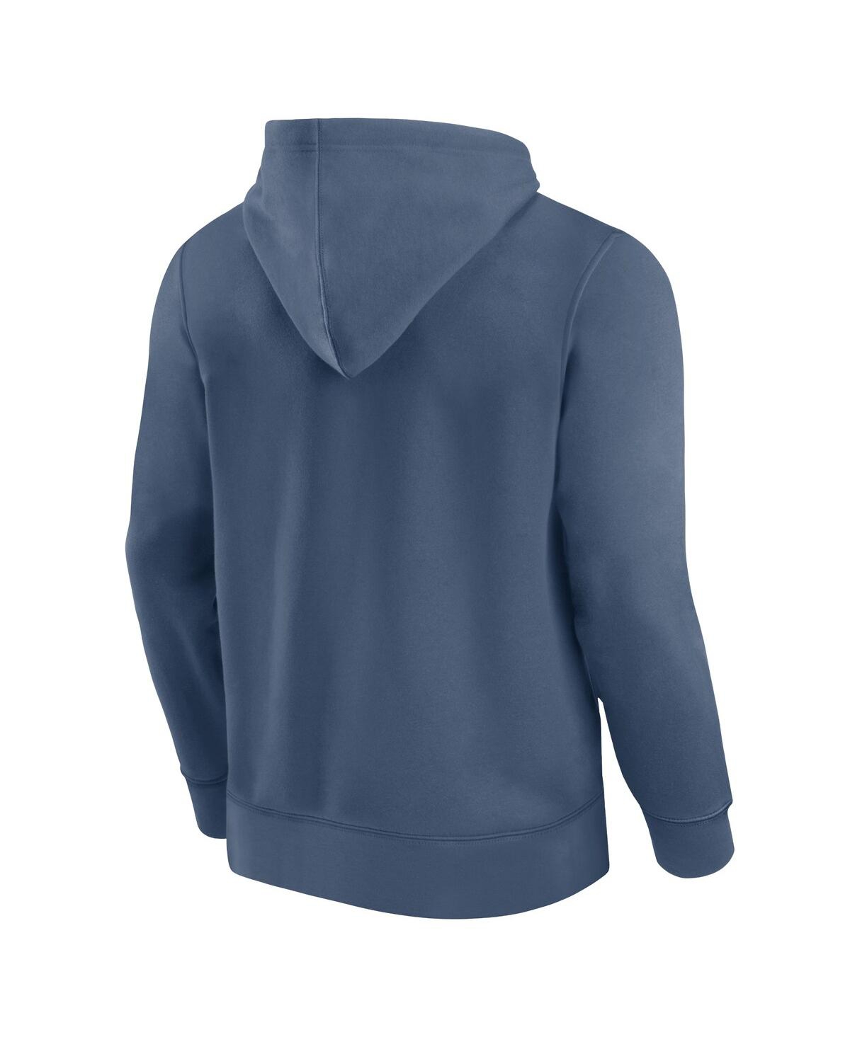 Fanatics Men'sNew York Yankees Plan for Adversity Henley Fleece Pullover Hoodie - Navy