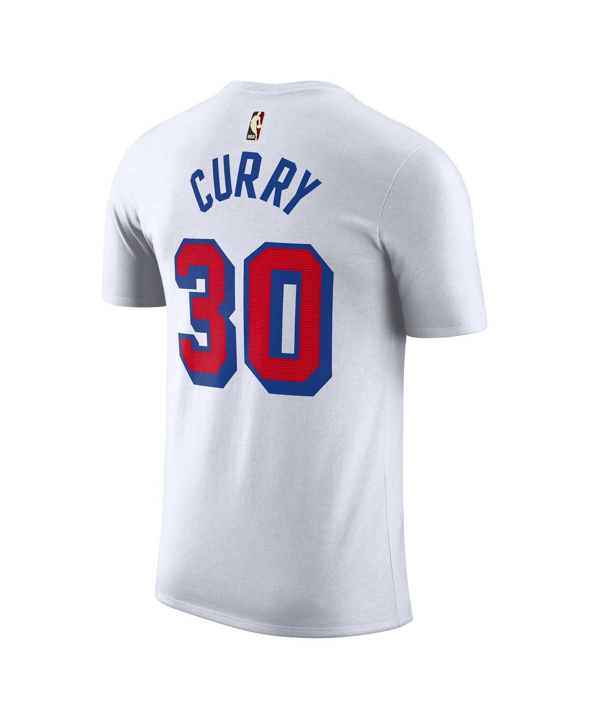 Nike Men's Stephen CurryGolden State Warriors Classic Edition Name Number T-Shirt - White
