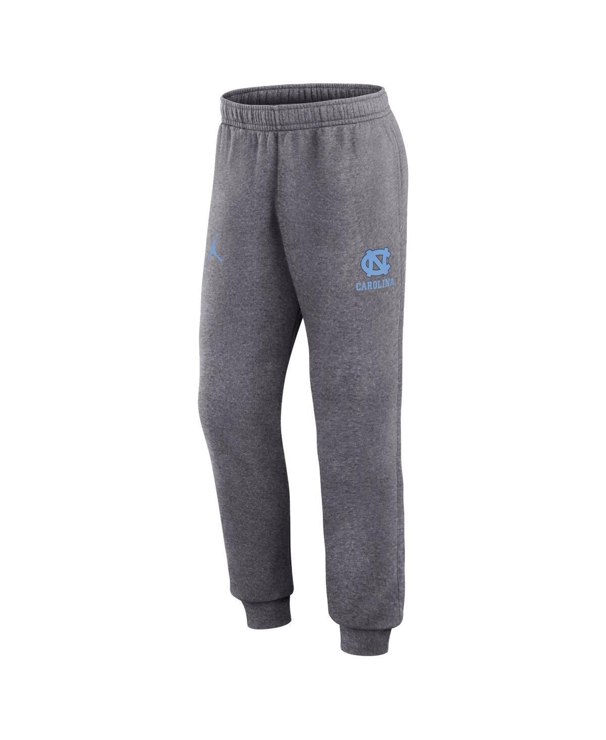 Jordan Men'sNorth Carolina Tar Heels Primetime Club Fleece Jogger Pants - Heather Gray