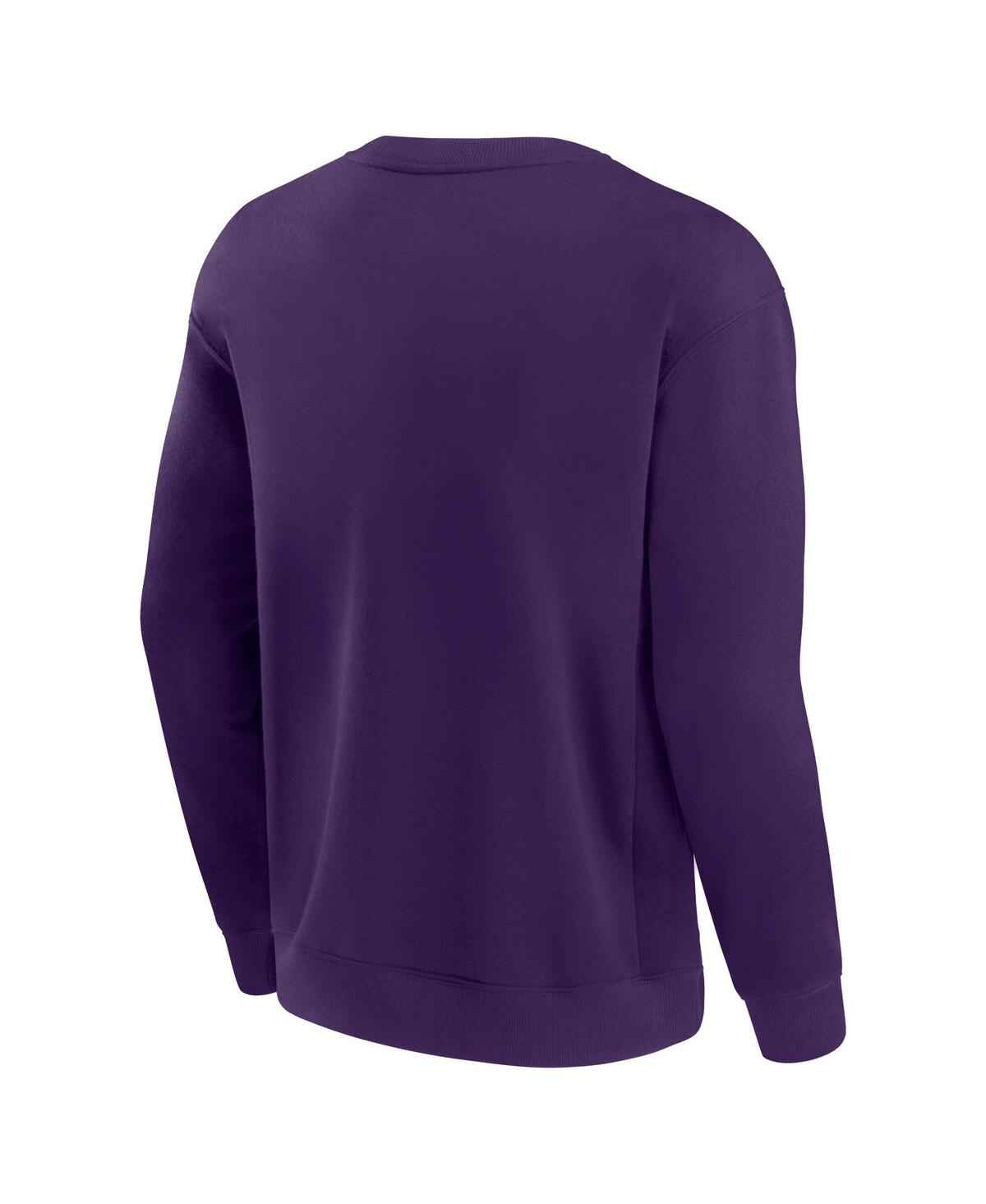 Fanatics Men's and Women'sMinnesota Vikings Elements Unlimited Fleece Pullover Sweatshirt - Purple