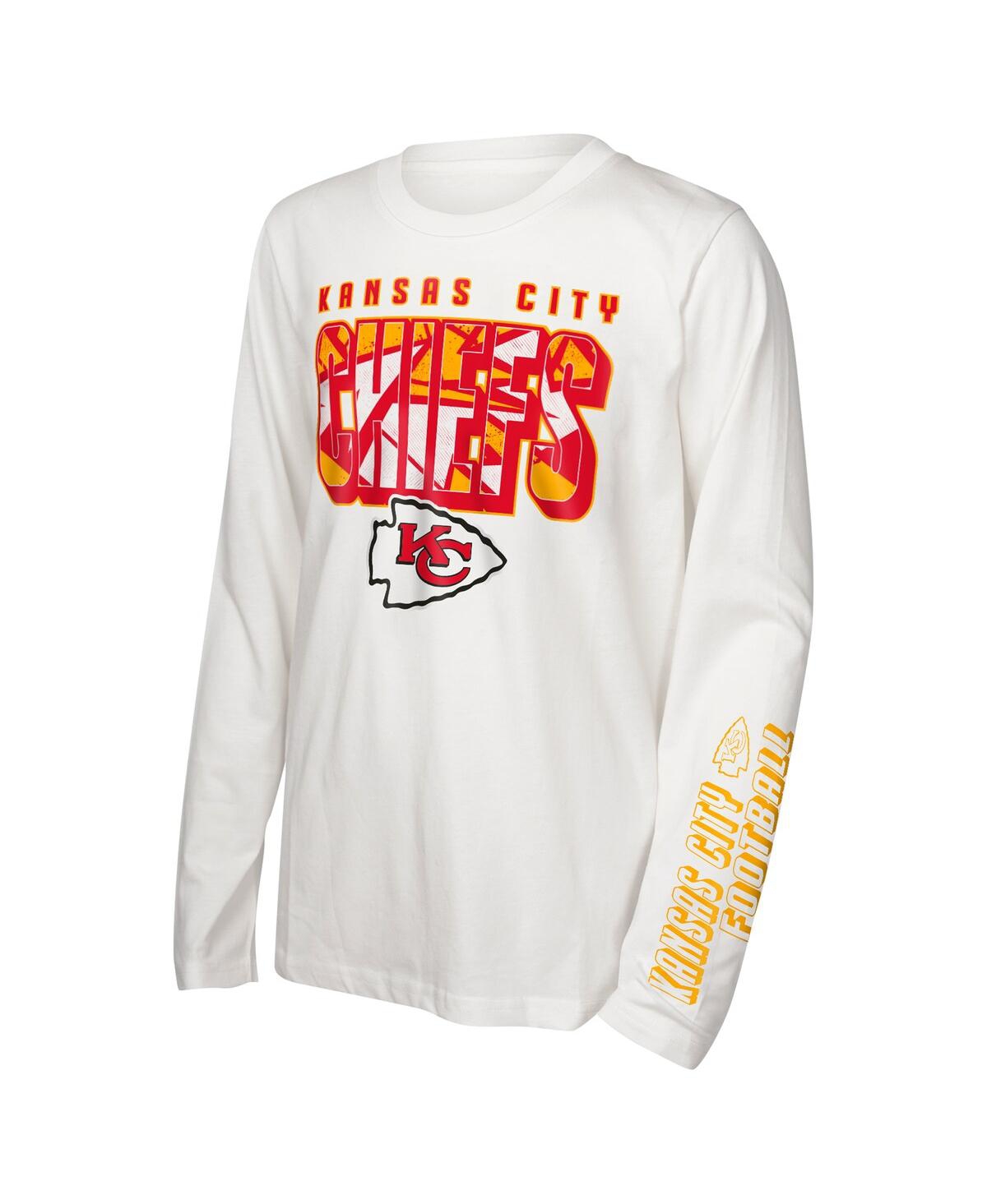 Outerstuff Big Boys and Girls Kansas City Chiefs In the Mix T-Shirt Combo Set