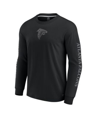 Men's and Women's Black Atlanta Falcons Elements Strive Long Sleeve T-shirt