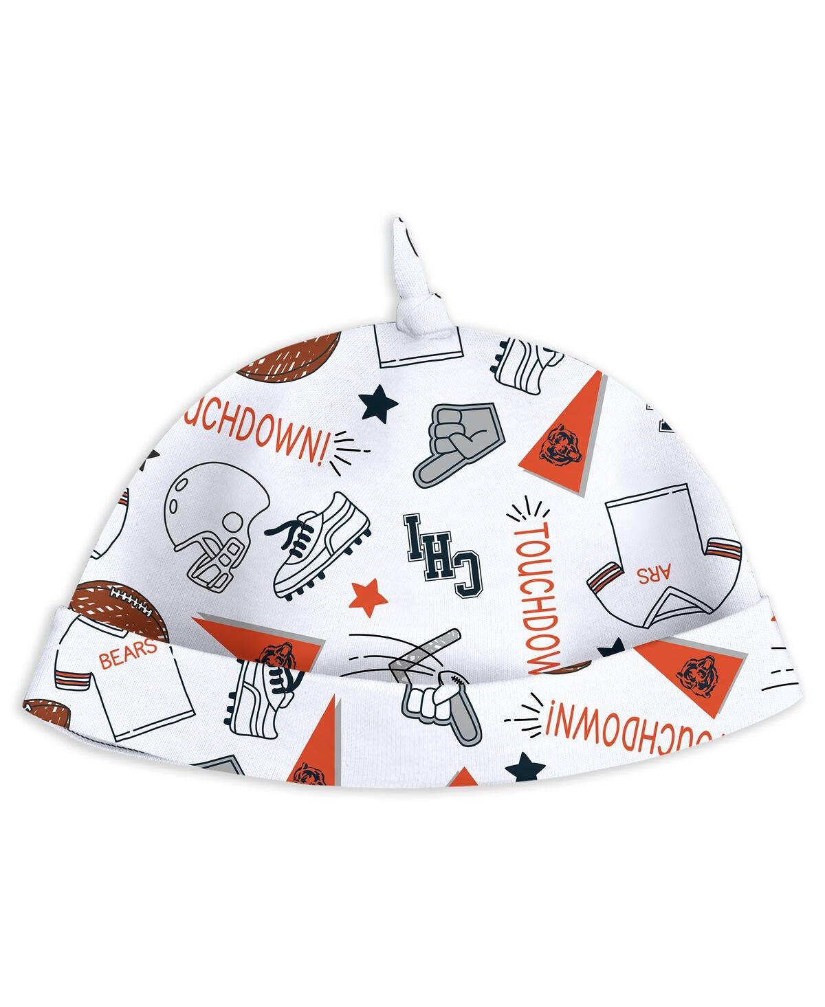 WEAR BY ERIN ANDREWS BABY BOYS AND GIRLS CHICAGO BEARS SLEEP PLAY SET 