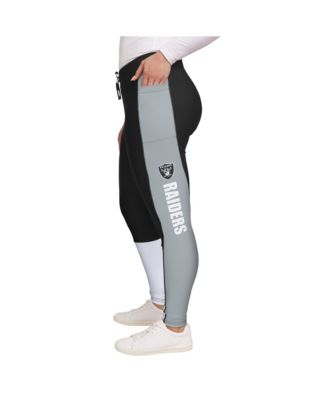 Women's Las Vegas Raiders Color-block Leggings