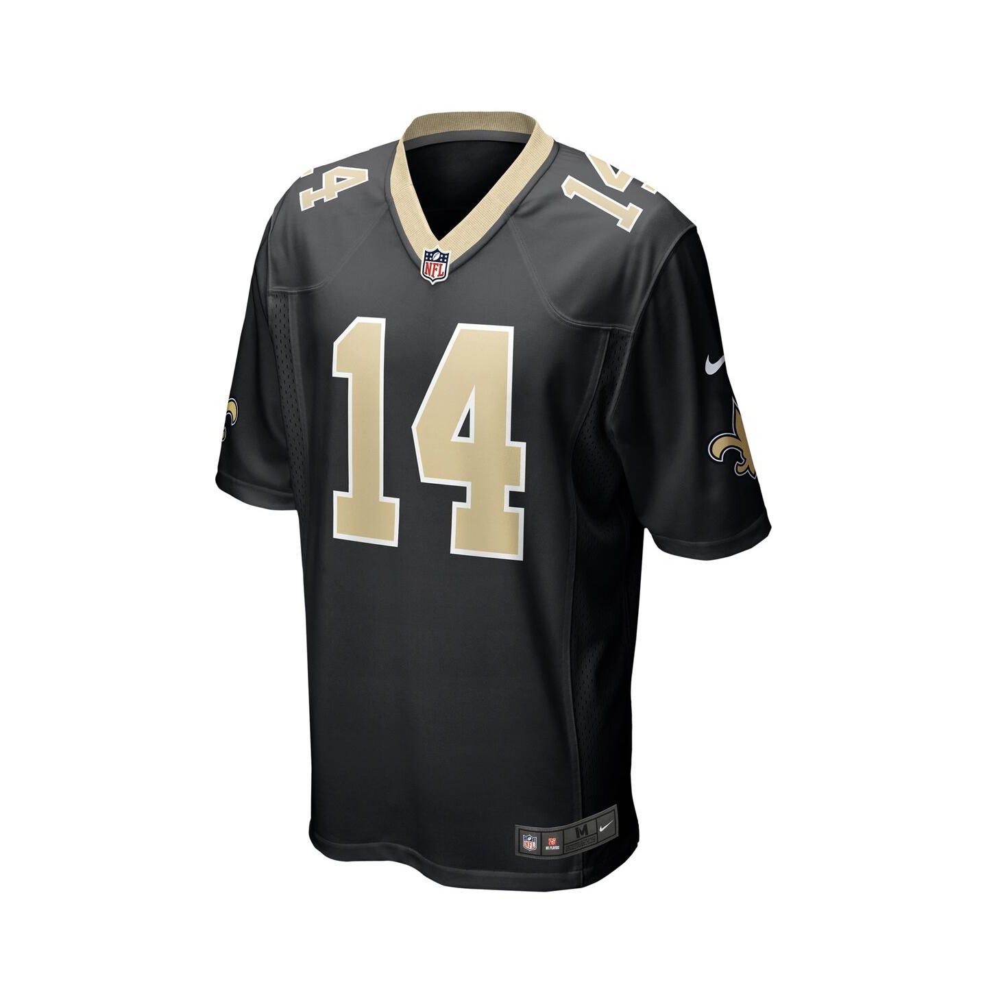 Мужской топ Nike Ga'Quincy McKinstry Black New Orleans Saints Player Game Jersey — фото 3