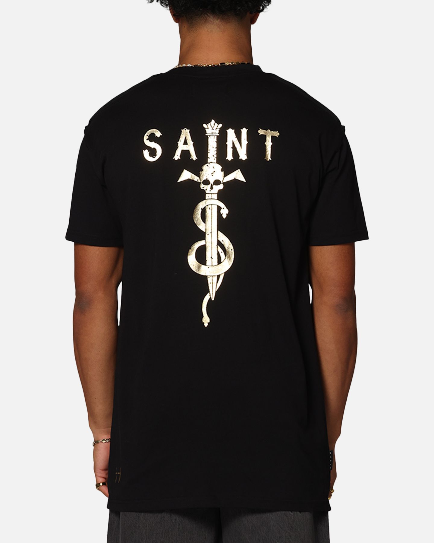 Мужская футболка SAINT MORTA Daggers Lafayette, цвет: Чёрный / Золотой — фото 2
